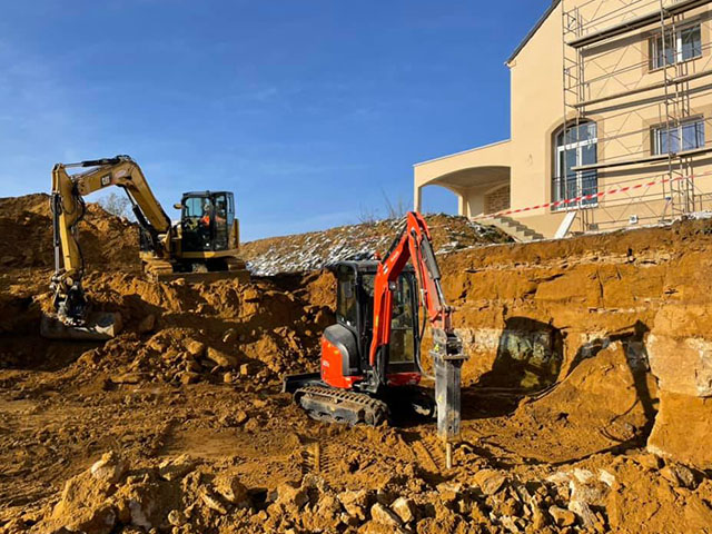 travaux de terrassement